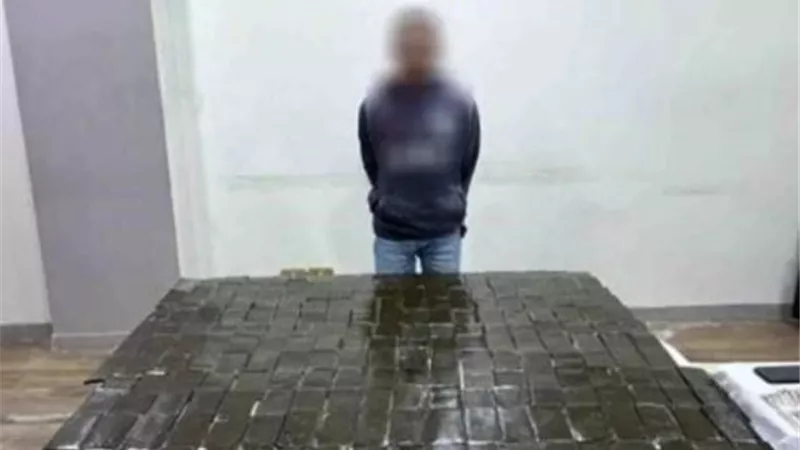ضبط سائق بحوزتة 234 طربة لمخدر الحشيش بالجيزة