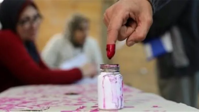 كيفية استخدام الحبر الفسفوري أثناء العملية الانتخابية