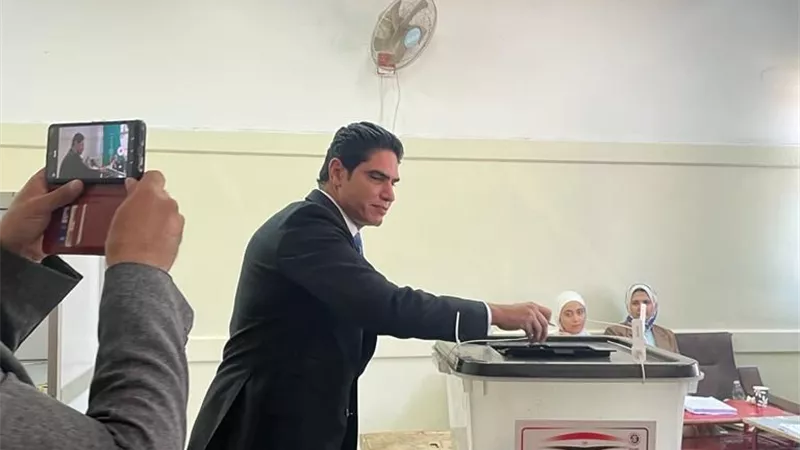 أبو هشيمة يدلي بصوته في انتخابات الرئاسة 2024