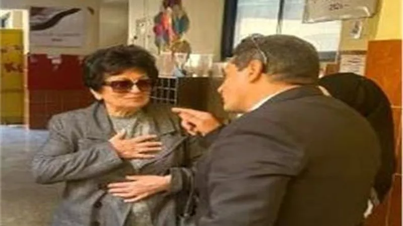 بالصور.. اول ظهور لـ انعام الجريتلى بعد غياب فى لجنتها الانتخابية