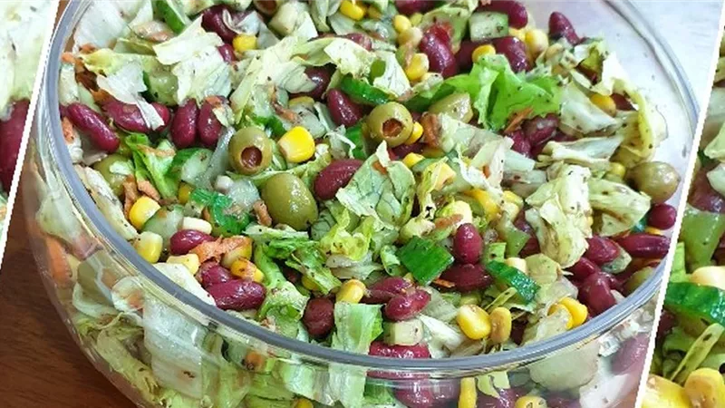 صحية وشهية..طريقة عمل سلطة الفاصوليا الخضراء بالمايونيز