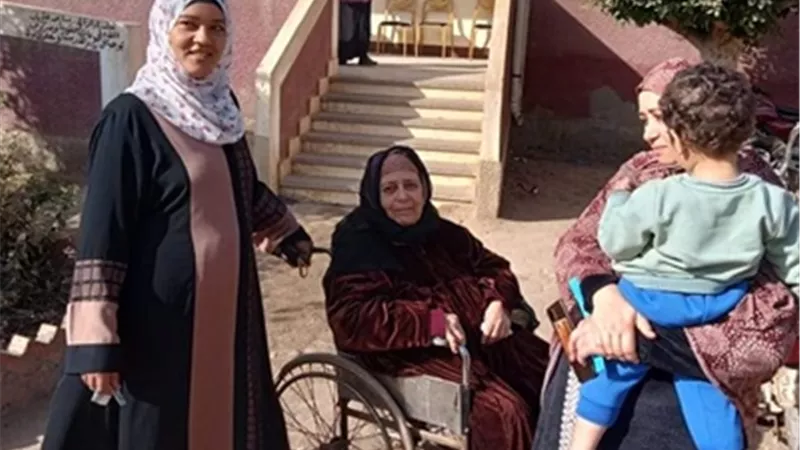 إقبال ذوى الهمم وكبار السن على المشاركة فى الانتخابات بالمنوفية