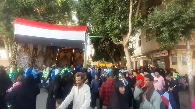 مسيرة حاشدة لأمانة السياحة والاثار بمستقبل وطن الأقصر