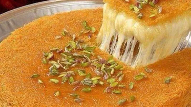 تحضير الكنافة على الطريقة السورية