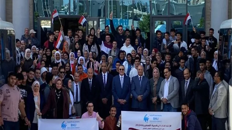 إقبال كثيف من الطلاب والعاملين بجامعة بنها الأهلية للمشاركة في الانتخابات الرئاسية