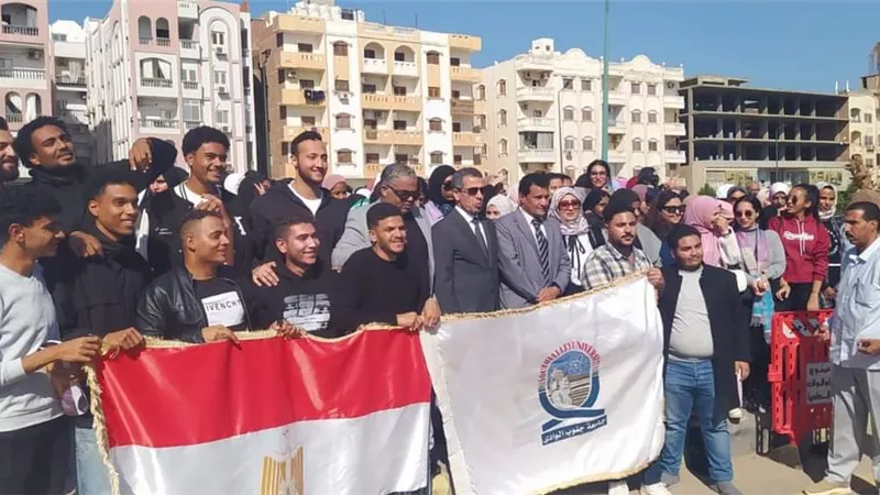 مشاركة فرع الغردقة جامعه جنوب الوادى بالانتخابات الرئاسية 2024