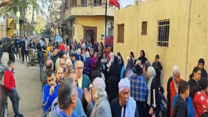 إقبال غير مسبوق من الناخبين على لجان روض الفرج بالقاهرة