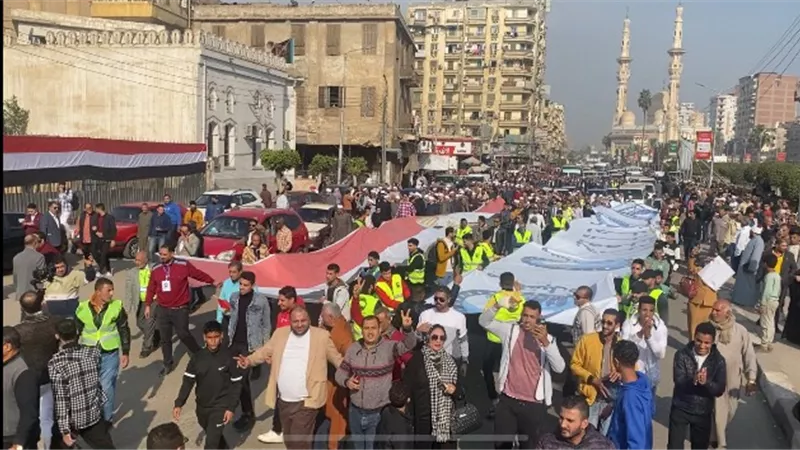 في اليوم الأخير للانتخابات الرئاسية.. مسيرات حاشدة في المنصورة