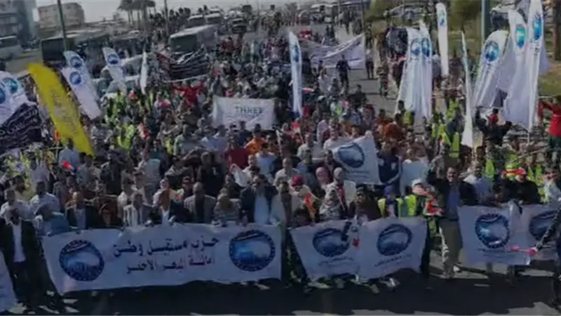 في ثالث ايام الانتخابات.. مسيرة حاشدة بالبحر الاحمر