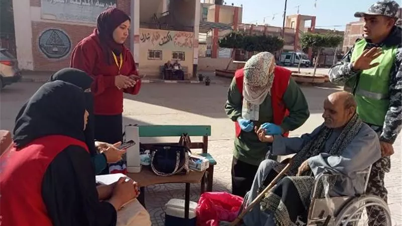 صحة دمياط تواصل تقديم خدماتها الطبية المجانية باللجان الإنتخابية