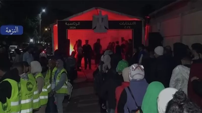 ناخبوا النزهة امام اللجان الانتخابية حتى الساعات الاخيرة